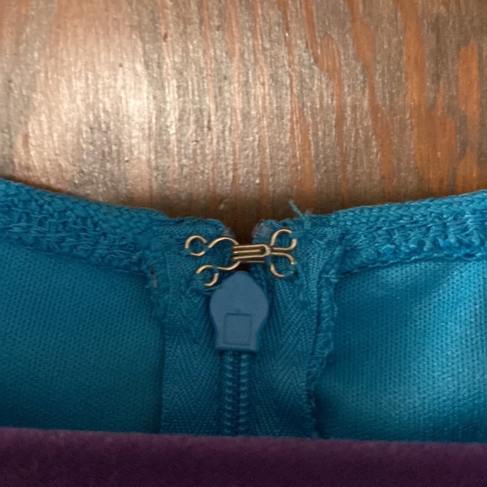 Blue Sleeveless New York and Company Dress - Picture 5 of 11